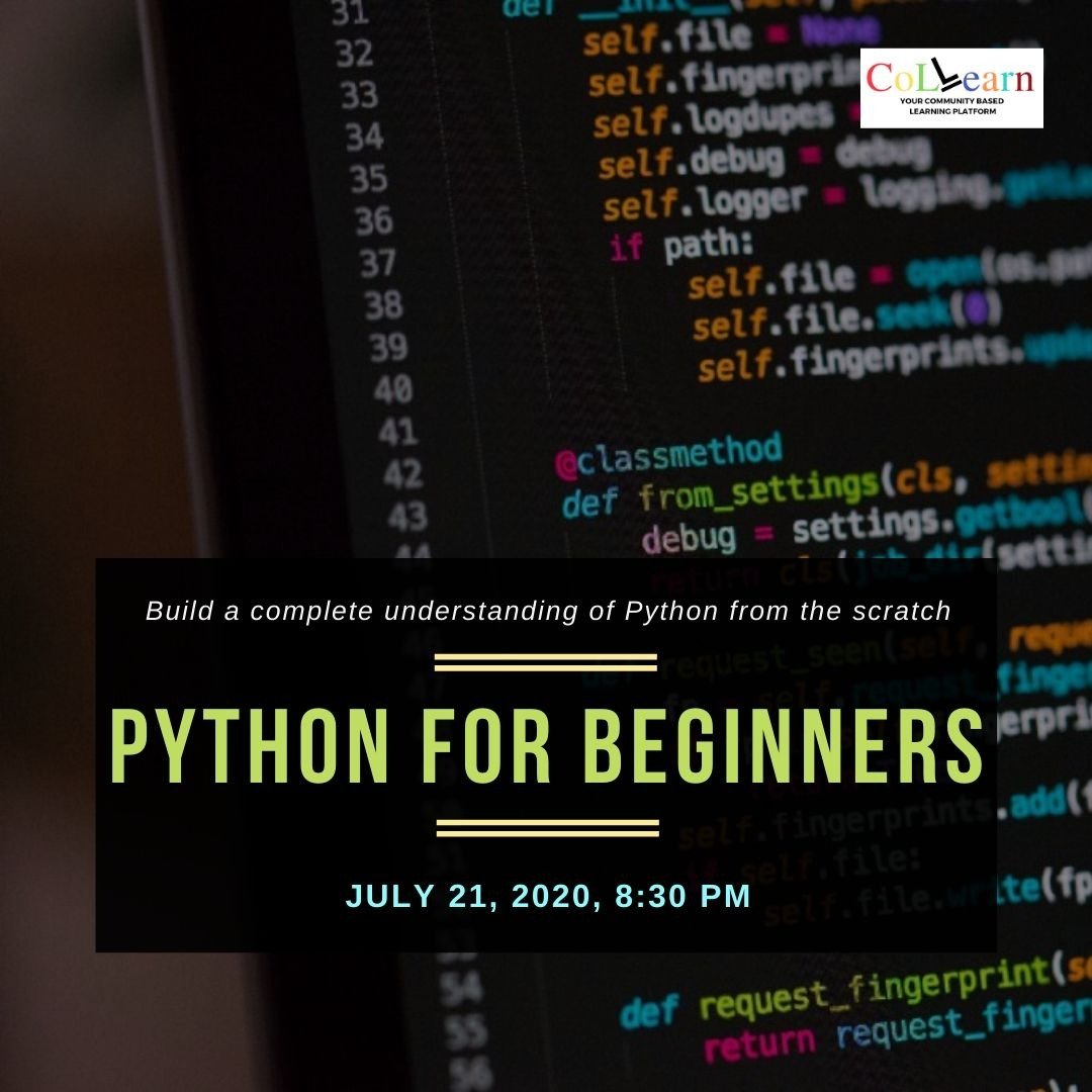 Python For Beginners 21st July Collearn 3695